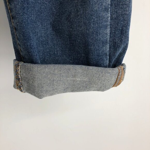 Bluenotes Lauren Mid rise Crop Skinny Distressed Jeans Size 30 - Picture 10 of 13